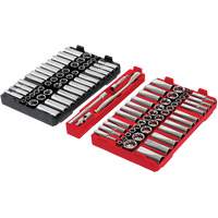 Metric/SAE Ratchet & Socket Set with PACKOUT Low-Profile Organizer, 98 Pcs, 3/8" Drive Size Cantin et fils