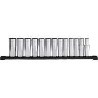 12-Point Deep Well Metric Socket Set, 13 Pcs, 1/2" Drive Size, Deep Cantin et fils