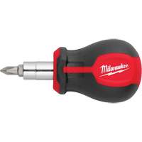 Tournevis court &agrave; embouts interchangeables 6-en-1, 3" lo, Prise Coussin&eacute;e Cantin et fils