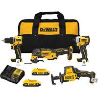 ATOMIC Cordless Brushless 4-Tool Combo Kit, Lithium-Ion, 20 V Cantin et fils