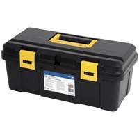 JPTB-19 Plastic Hand Tool Box, 19" W x 9" D x 8" H, Black Cantin et fils