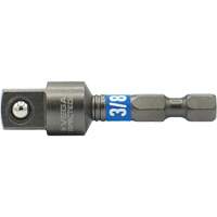 Impactech&reg; Impact Socket Adapter, 1/4" Drive Size, 3/8" Male Size, 2" L Cantin et fils