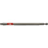Impactech&reg; Impact Socket Adapter, 1/4" Drive Size, 1/4" Male Size, 6" L Cantin et fils