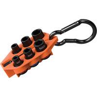 Grab-And-Go Impact Socket Set, SAE, 7 Pcs, Impact, 3/8" Drive Size Cantin et fils