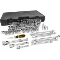 Jeu d'outils pour m&eacute;caniciens &agrave; 6 et 12 pans standards et profonds de 1/4", 3/8" et 1/2" SAE/m&eacute;triques Cantin et fils
