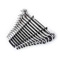 90-Tooth 12 Point SAE Wrench Set, Ratcheting Combination, 14 Pieces, Imperial Cantin et fils