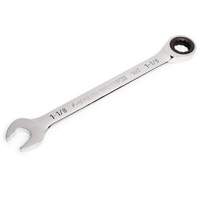 90-Tooth Ratcheting Combination Wrench, 12 Point, 1-1/8", Chrome Finish Cantin et fils