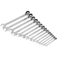 90-Tooth 12 Point SAE Reversible Ratcheting Wrench Set, Ratcheting Combination, 14 Pieces, Imperial Cantin et fils