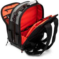 Tradesman Backpack, 18" L x 10" W, Black/Grey/Orange, Polyester Cantin et fils