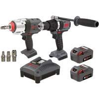 Hammer Drill & Impact Wrench Combo Kit, Lithium-Ion, 20 V Cantin et fils