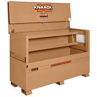 Model 90 Piano Box with Padlock, 72" W x 30" D x 49" H, Tan Cantin et fils