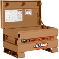 Model 32 Jobsite Chest with Padlock, 32" x 19" x 19", Steel, Tan Cantin et fils