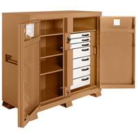 Armoire de chantier mod&egrave;le 112 avec cadenas, Acier, 54,9 pi³, Havane Cantin et fils
