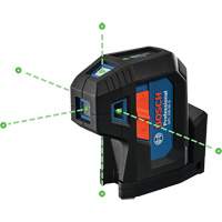 Green-Beam Five-Point Self-Leveling Alignment Laser Cantin et fils