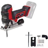 Scie sauteuse professionnelle &agrave; vitesse variable avec poign&eacute;e champignon sans fil (outil seulement), 18 V, Lithium-ion, 0-3500 coups/min, 1-1/32" Longueur de la course Cantin et fils