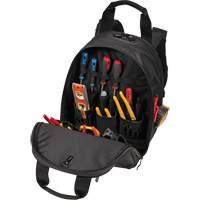 Phantom Collection 36-Pocket Tool Backpack, 11" L x 14-1/2" W, Black, Ballistic/Polyester Cantin et fils