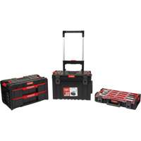Ensemble de d&eacute;part roulant de coffres &agrave; outils Arx de 3 morceaux, 25-1/5" x 19" x 42-2/5", Noir Cantin et fils