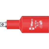Adaptateur isol&eacute; VDE B/A, Prise 3/8", Douille 1/4", 2,59" lo, Sph&eacute;rique Cantin et fils