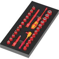 Insert en mousse pour jeu avec cliquet 8007 A VDE Zyklop VDE 1, 1000 V, 30 M Cantin et fils