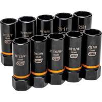 Jeu de douilles d'extraction Bolt Biter, 10 Mcx, Chocs, Prise de 1/2", Profond Cantin et fils