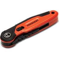 Folding Utility Knife, 1" Blade, Steel Blade, Aluminum Handle Cantin et fils