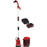 Cordless Clean Water Rain Barrel Pump with 4Ah Battery & Charger Starter Kit, 18 V, 792.5 GPH Cantin et fils