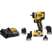 Ensemble perceuse/visseuse sans fil et sans balai XTREME 5-en-1, Lithium-ion, 12 V, Mandrin 3/8" Cantin et fils
