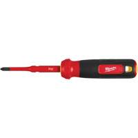 Tournevis &agrave; embouts interchangeables &agrave; tige articul&eacute;e isol&eacute; 1000 V, 2-en-1, 8-4/5" lo, Prise Coussin&eacute;e Cantin et fils