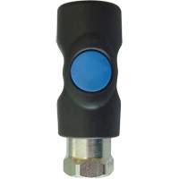 Raccord industriel rapide TOPQUIK S1, Composite en polyester/Acier inoxydable, 1/4", NPT femelle, 174 PSI Cantin et fils