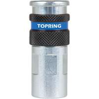 Raccord industriel rapide QUIKSILVER 2, Acier zingu&eacute;, 1/4", NPT femelle, 362 PSI Cantin et fils