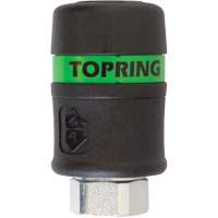 Raccord rapide TOPQUIK Ultraflo 7,8 mm, Composite en polyester, 3/8", NPT femelle, 174 PSI Cantin et fils