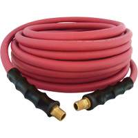 MAXPRO Rubber Hose, Air/Water, EPDM Rubber/Polyester, 3/8" dia. x 50', 300 psi, 1/4 NPT Cantin et fils