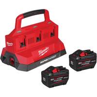 M18 Forge Starter Kit with 2 Batteries & 6-Bay Rapid Charger, Lithium-Ion, 18 V, 12 Ah Cantin et fils