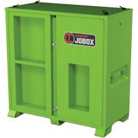 Armoire de rangement d'&eacute;PI sur place, Acier, Vert lime haute visibilit&eacute; Cantin et fils