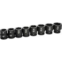 Jeu de douilles m&eacute;triques &agrave; 6 pans, 8 Mcx, Chocs, Prise de 3/4" Cantin et fils