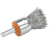 Brosses mont&eacute;es &agrave; fils cr&ecirc;p&eacute;s, 1/2", Fils 0,01", Tige 1/4" Cantin et fils