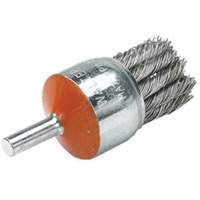 Brosse mont&eacute;e &agrave; fils nou&eacute;s, 1-1/8" dia., dia. Des fils 0,02", Tige 1/4" Cantin et fils