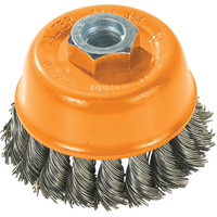 Brosse-boisseau, 3" dia. x 5/8"-11 arbre Cantin et fils