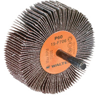 Disques &agrave; lamelles - Meules &agrave; lamelles Coolcut, Oxyde d'aluminium, Grain 60, 3" x 1" x 1/4" Cantin et fils