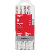M/2 SDS-Plus Rotary Hammer Drill Bit Set, 5 Pieces, Carbide Cantin et fils