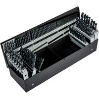 Jobber Length Combination Drill Bit Set, 115 Pieces, High Speed Steel Cantin et fils