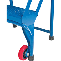 Portable Folding Ladder, 2 Steps, Perforated, 20" High Cantin et fils