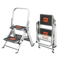 Safety Stepladder, 1.5', Aluminum, 300 lbs. Capacity, Type 1A Cantin et fils