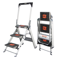 Safety Stepladder with Bar & Tray, 2.2', Aluminum, 300 lbs. Capacity, Type 1A Cantin et fils
