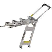 Tilt & Roll Step Stool Ladder, 4 Steps, 44.25" x 22.13" x 59" High Cantin et fils