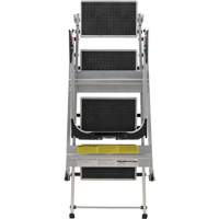 Tilt & Roll Step Stool Ladder, 4 Steps, 44.25" x 22.13" x 59" High Cantin et fils