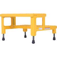 Plate-forme ajustable Step-Mate, 2 marche(s), 23-13/16" la x 22-7/8" lo x 15-1/4" h, Capacit&eacute; 500 lb Cantin et fils