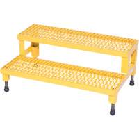 Plate-forme ajustable Step-Mate, 2 marche(s), 36-3/16" la x 22-7/8" lo x 15-1/4" h, Capacit&eacute; 500 lb Cantin et fils