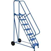 Roll-A-Fold Ladder, 7 Steps, Perforated, 70" High Cantin et fils