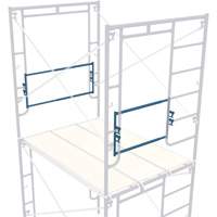 Adjustable End-Stop Scaffolding Guardrail, Guard Rail, 21" H Cantin et fils